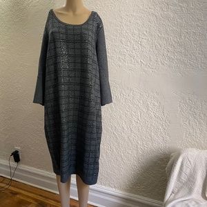 Marina Rinaldi, Italy, knit dress, size (MR) XL, US 20W,NWT.